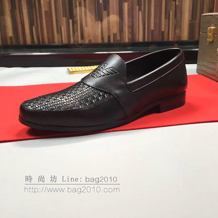 Armani男鞋 專櫃品質 牛皮休閒鞋 阿瑪尼休閒時尚男皮鞋  jpx1394